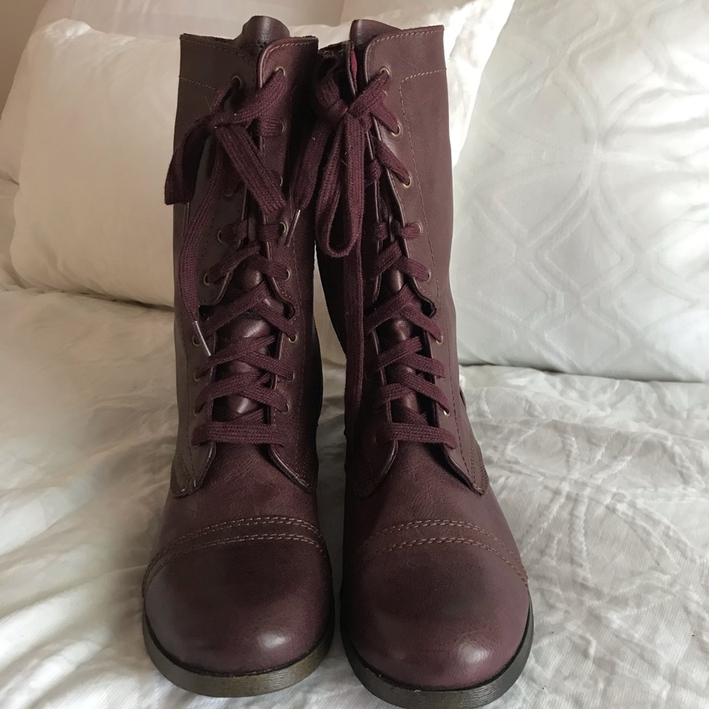 Mossimo Supply Co Eggplant Boots